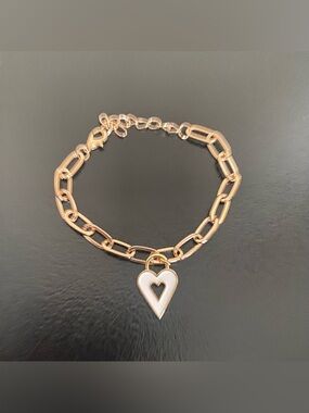 Heart Charm Bracelet - New